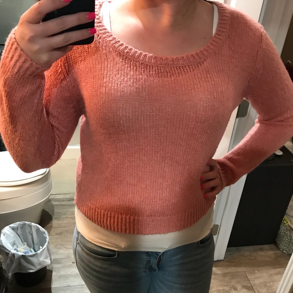 Pink sweater